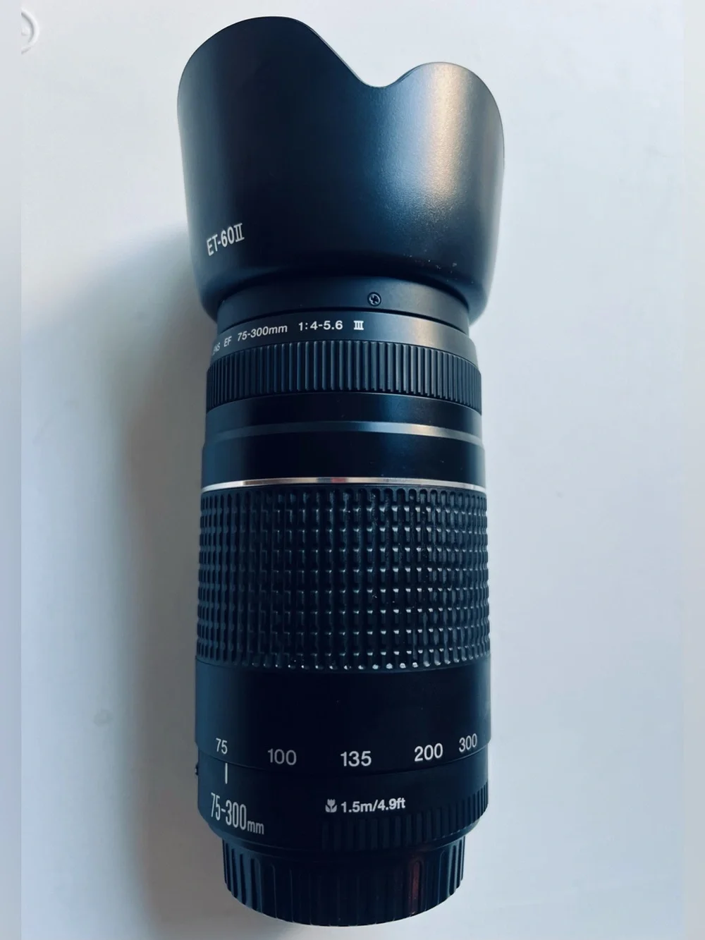 Canon 75-300mm Telephoto Zoom Lens in Black Conditions New No Box